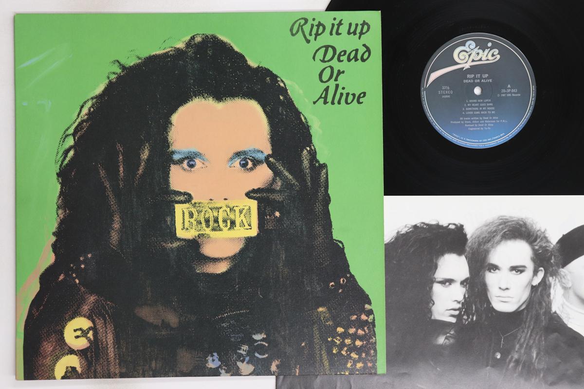 

LP Record DEAD OR ALIVE - Rip It Up 283P843 EPIC 1987 Japan Rock Used