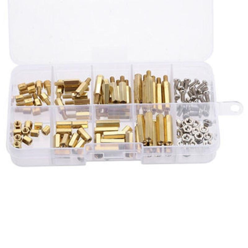

Corrosion Resistant Brass Hexagonal Standoffs with Steel Screw Nut for Robotics Mounting Applications 1