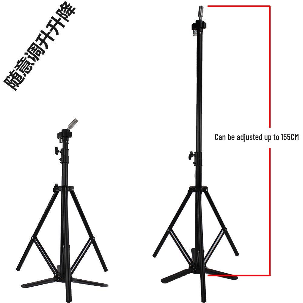 High-Grade Foot-Operated Tripod Stand for Hairdressing Mannequin Heads