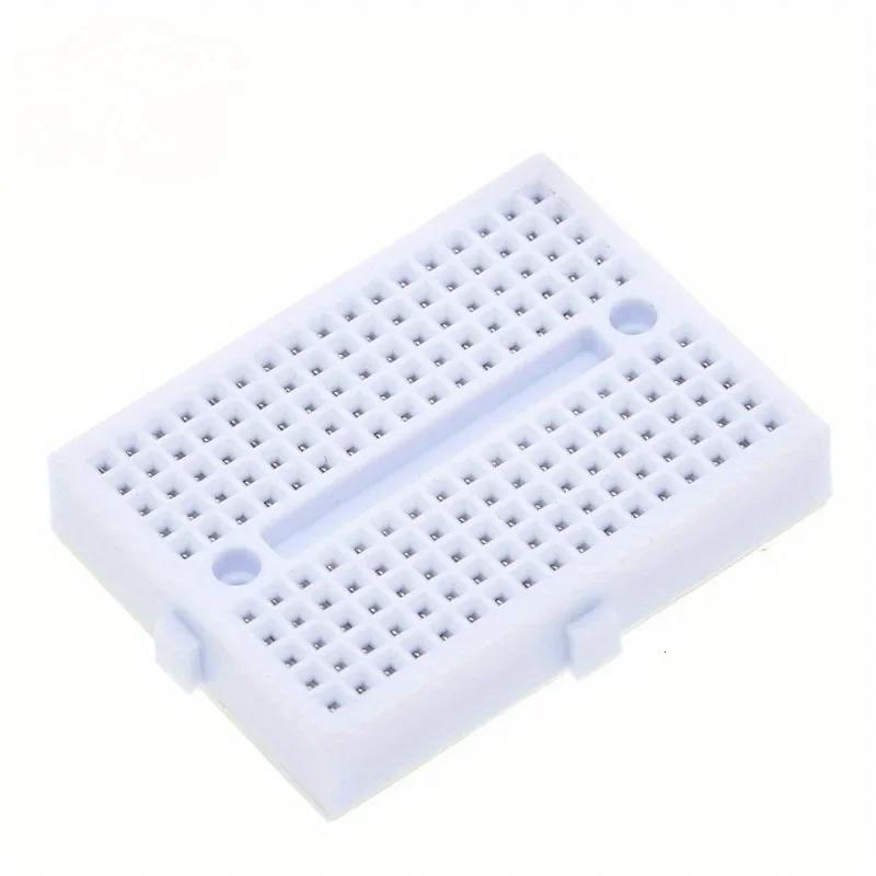 SYB-170 Mini Solderless Prototype Breadboard 170 Tie-points Mini Board 35x47mm Black Red Yellow Blue Green for Small DIY Kits