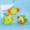 Cute Fun Plush Exercise Fruit Keychain Cartoon Simulated Fruit Stuffed Doll Backpack Pendant Decorative Key Chain Accessories