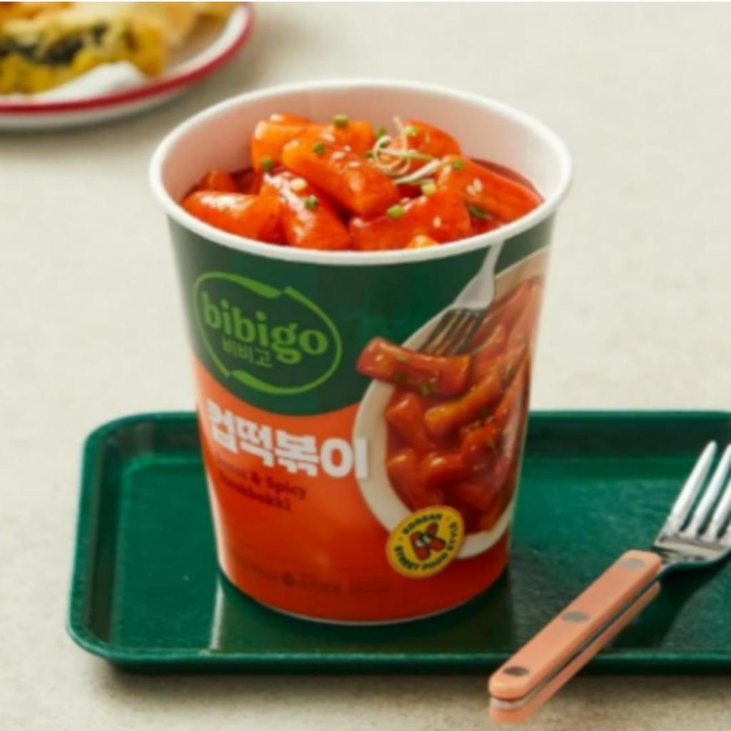 bibigo Ciasto ryżowe Słodko-pikantne Tteokbokki 3 rodzaje / Topokki