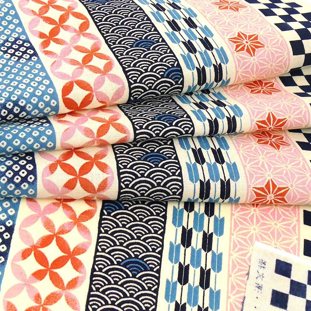 Hamamonyo Tenugui Auspicious Stripes (Tenugui)