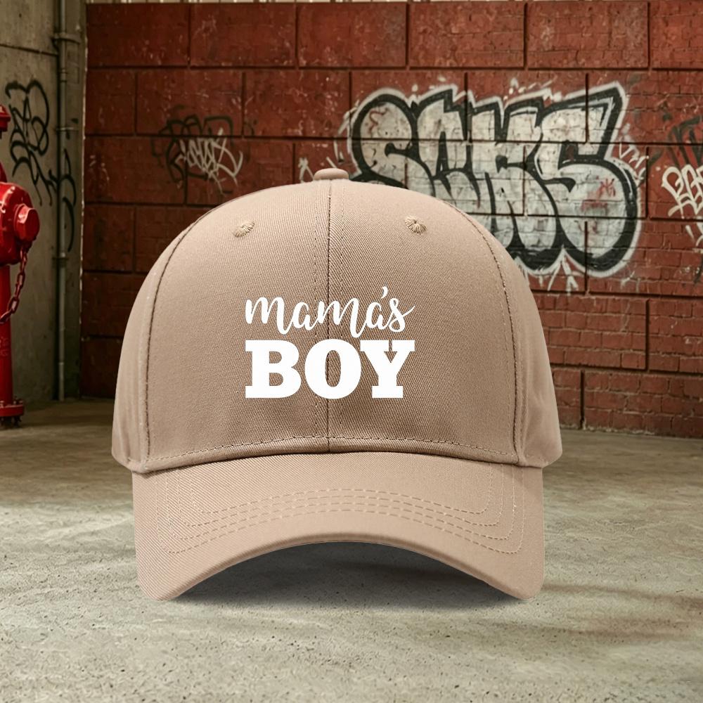 pc Printed MamaS Boy Outdoor Casual Hat Adjustable Twill Baseball Cap Lightweight Printed Craft WomenS Hat MamaS Boy Me