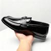 Neue Mode Herren Lackleder Freizeitschuhe Street Cool Freizeit Business Anzugschuhe Slipper Loafer