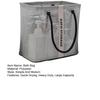 Mesh Toiletry Bag Portable Handle Quick Drying Heavy Duty Large Capacity Bathroom Shower Travel Makeup Tote Handbag Organizer Basket
