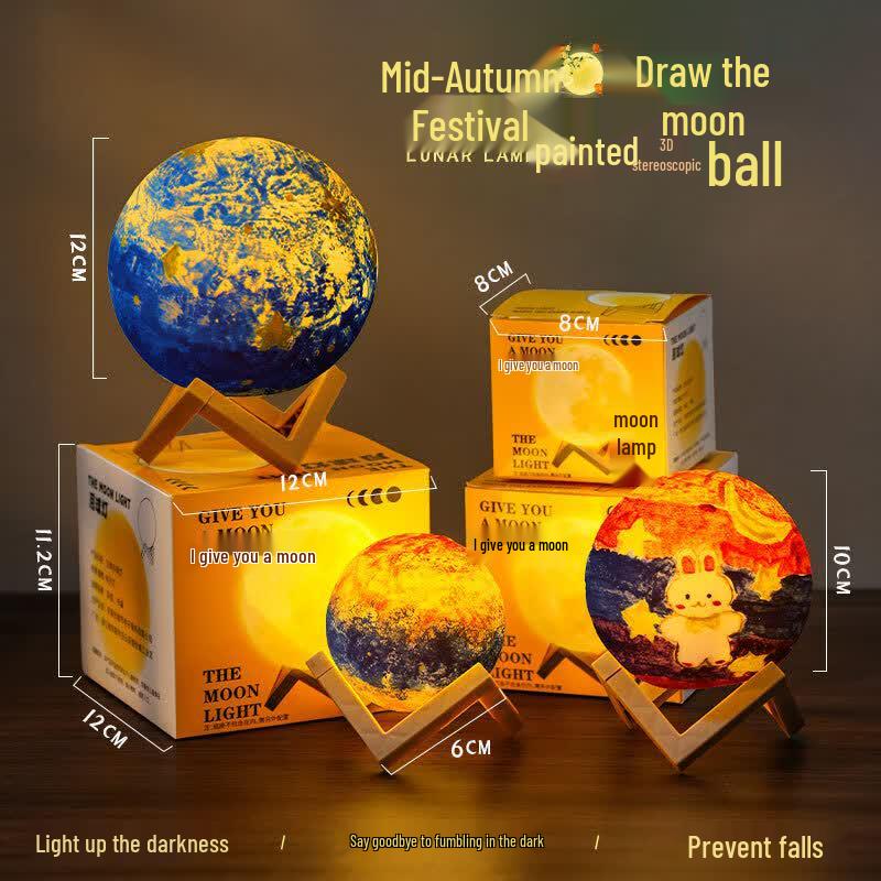 DIY Luminous Moon Lamp Painting Kit