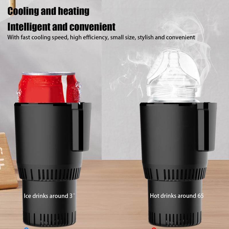 Car Drink Cooler Rapid Cooling Smart Car Cup Mug Holder Cooler Cup Holder Practical Refrigeration Cup Car Cooling And Heating
