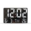 16" Nordic LED Digital Wall Clock with Large Screen Display, Model 6626 - Simple Living Room Décor.