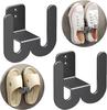 3pcs Wall Mounted Shoe Rack Slipper Storage Organizer Hanger Multifunctional Non Perforated Storage Hook Door Slipper Hanger
