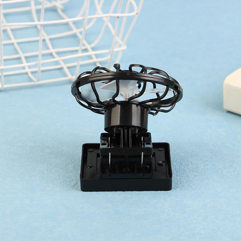 Portable Clip On Cap Fan Mini Solar Powered Fan Summer Hat Cap Clip Cooler Fan Outdoor Picnic Camping Hiking Wilderness Fans