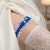 Adjustable Bows Rose Thigh Harness for Stylish Party Outfits and Cosplay for Gothic Thigh Garter Fashion Enthusiasts