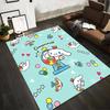Cute Cinnamoroll Cartoon Style Pattern Carpet with Candy Gumball Machine Theme Suitable for Use As an Anti-slip1 For1room and Bedroom Sofas