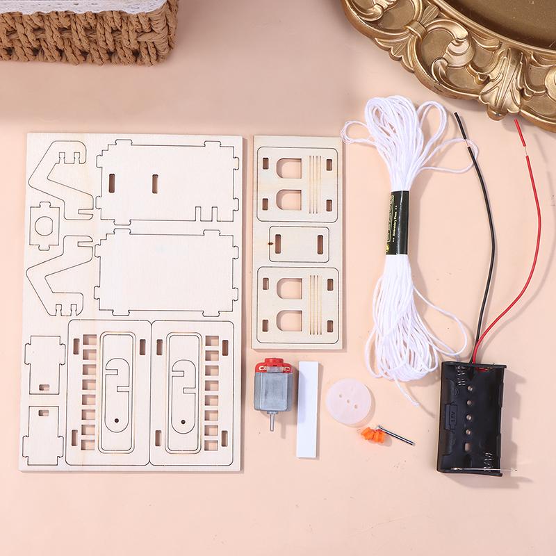 One Sets Interactive Wooden Cable Car Model Set Educational Science Toy for Imagination and Logical Thinking Hands On Learning Toy