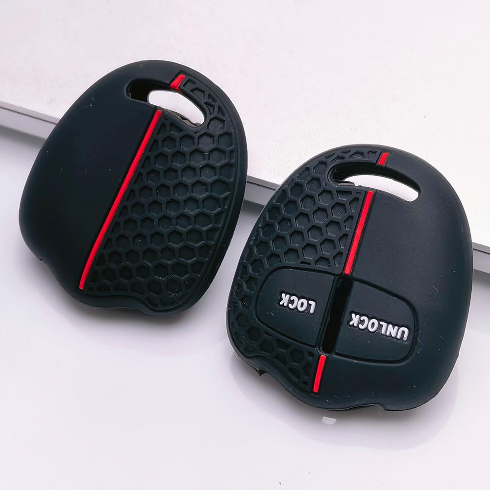 Key Fob Cover for Mitsubishi Pajero Sport Lancer EX Outlander ASX Colt Grandis Anti-Scratch Surface Shockproof Structure Soft Grip Texture