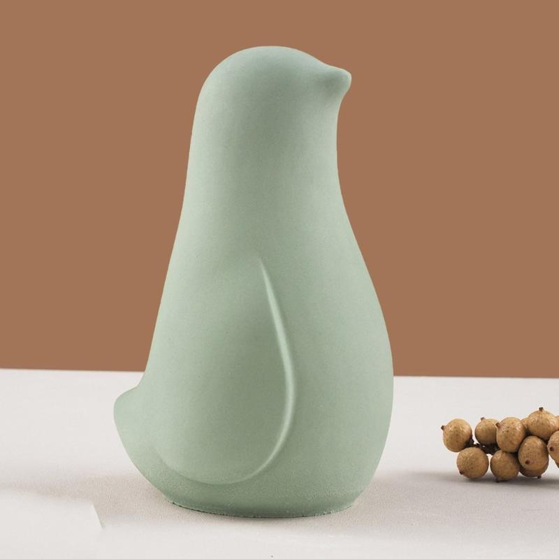 Desk Ornament Mould Flexible Silicone Mold for Bird Figurine Shaped Decoration Gypsum Molds Jewelry Making Supplies