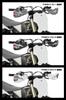 ZETA RACING Impact X3 Universal Handlebar Clamp Clamp Mud and Stone Guard Angle Dirtfreak F5442 Handguards, White, Type, Width 14mm, Protection,