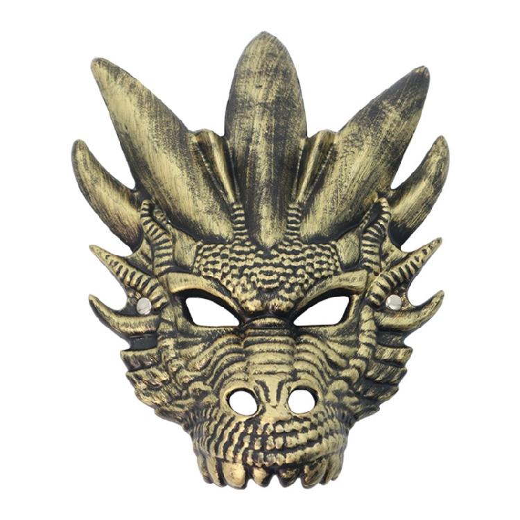 Dragon Head Full Face Mask Halloween Dragon Head Mask Masquerade Mask Halloween Costume Accessory for Men Women Cosplay