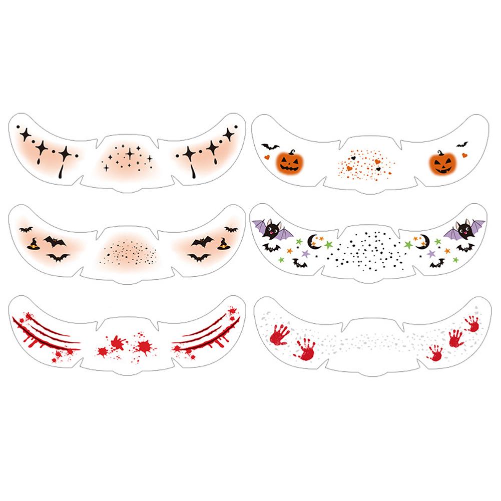Freckle Tattoo Stickers Waterproof Sweatproof Halloween Decoration Props Dark Makeup