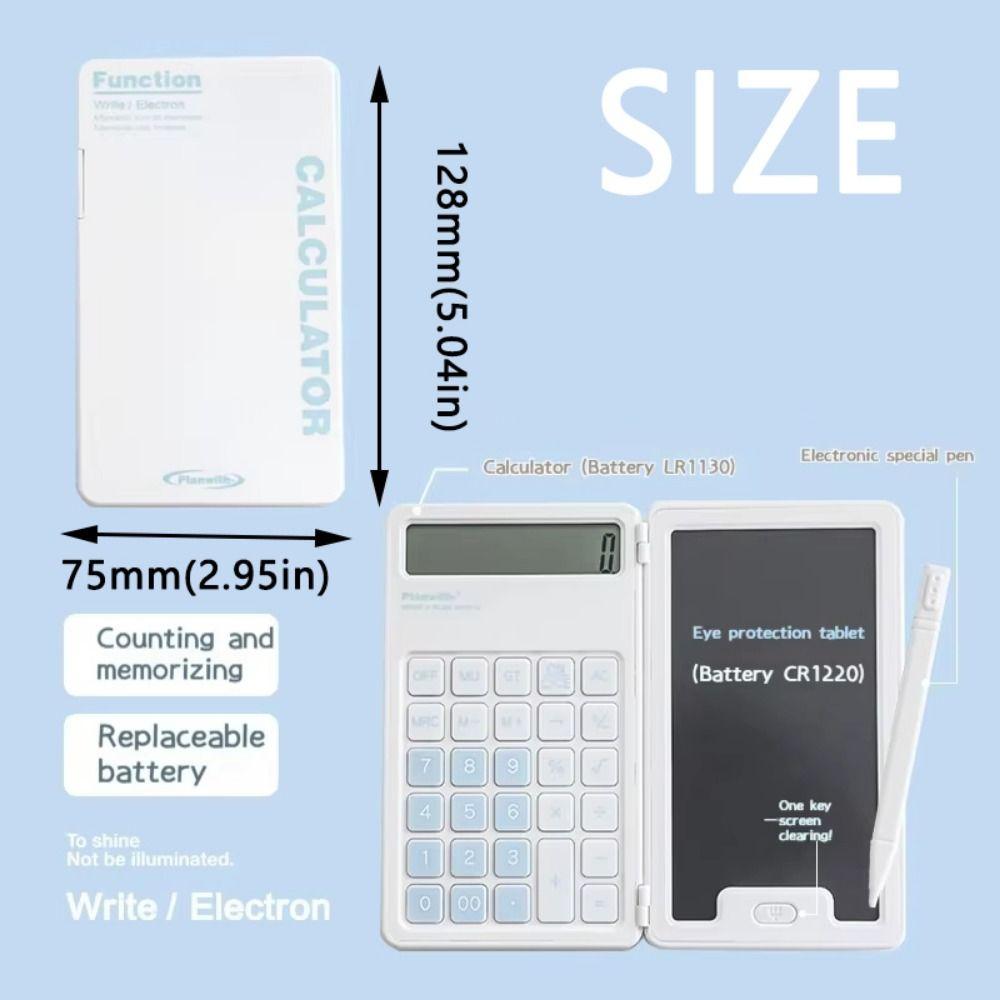 Cute Foldable Calculator Portable Student Calculator Mini Finance Calculator  Financial Accounting