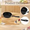 Mini Frying Pan Egg Nonstick Iron 5 inch Versatile with Handle Cooking Tool Cookware for Home