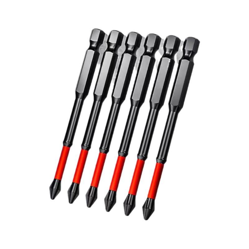 Durable Magnetic Non-Slip Screwdriver Bits Set - Impact Resistant & High Hardness