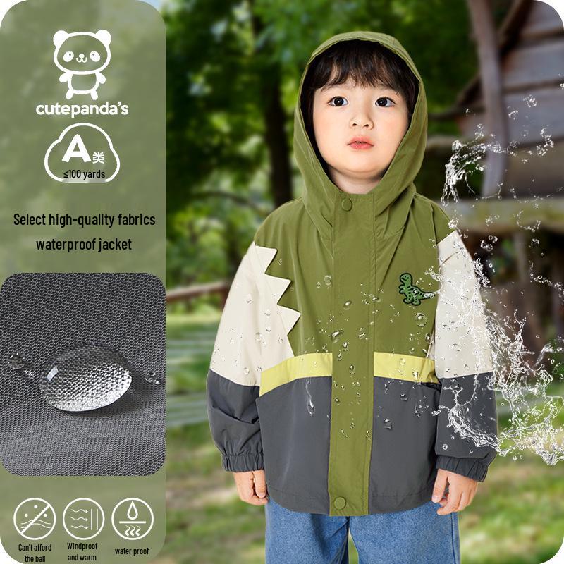 Детская водонепроницаемая весенняя куртка Kaka Panda 80cm