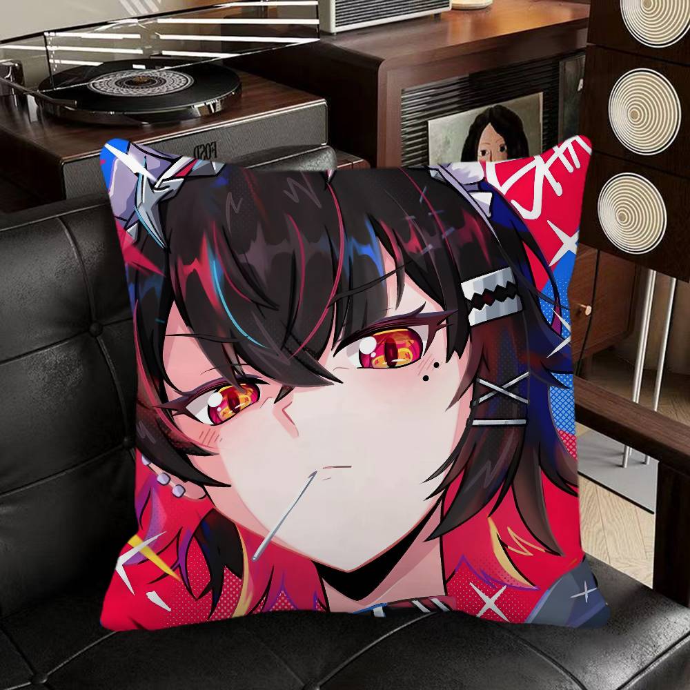Ellen Joe Zenless Zone Zero Game Pillow Case Square Pillow Bedroom Sofa Leisure Comfort Cushion Car Home Decoration