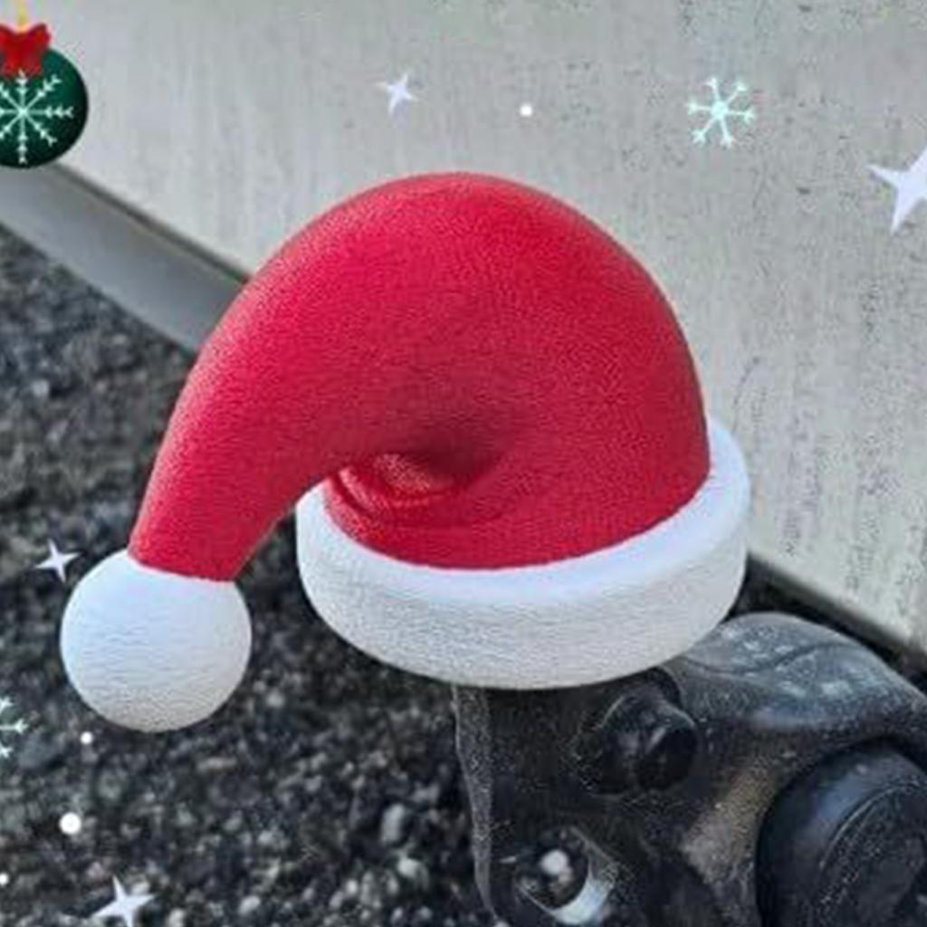 Christmas Hat Trailer Hitch Ball Cover 3D Printed Trailer Coupling Cap Trailer Hitch Cover Cap Christmas Gift