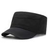 Adjustable Flat Top Hat Classic Style Men’s Sun Hat Casual Flat Peaked Cap  Unisex