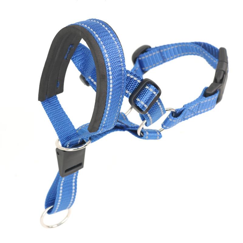 Gentle Leader Dog Head Collar No Pull Soft Padded Nylon Head Halter with Striped Pattern Stops Heavy Pulling
