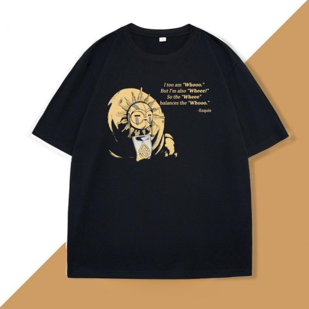 

Expedition 33 Game Tshirt for Unisex Women Vintage Print Short Sleeve Cotton T Shirt Comfortable Graphic T Shirts Vintage S