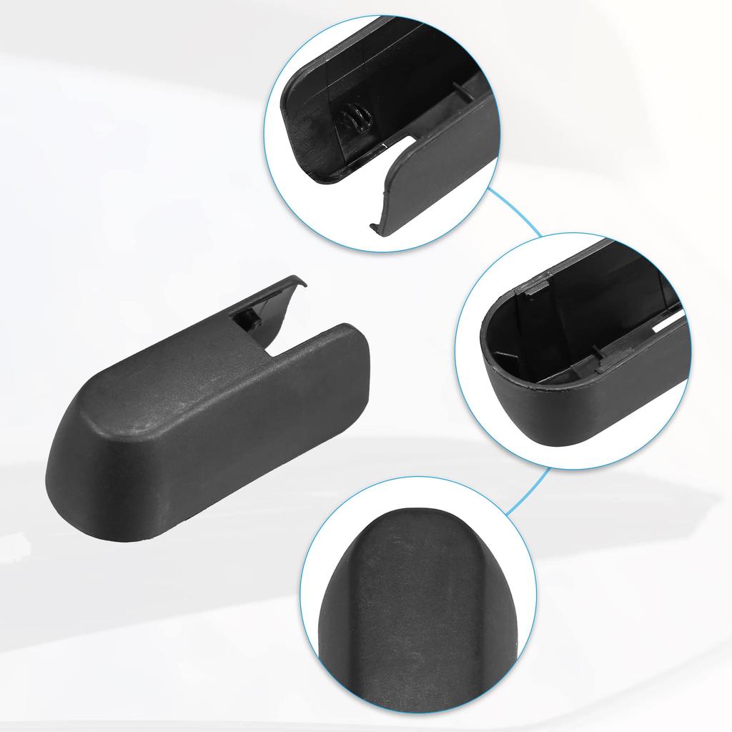 ACROPIX Rear Wiper Arm Nut Cover Cap for Subaru Compatible with Legacy Black 1 Piece