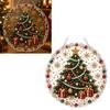 Kristalltextur Ornamente Weihnachten DIY Falsche Diamantmalerei Hängend, Weihnachtsmannkranz Acryl Anhänger, Perlen Kreative Fensterdekorationen Perlen Handwerk