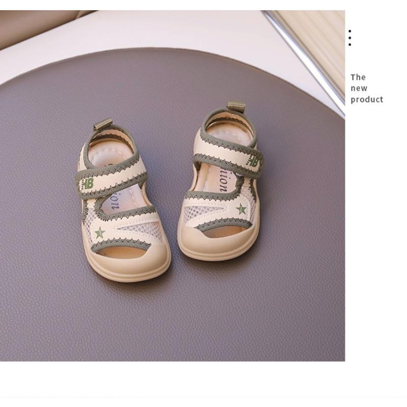 Baby sandals breathable 1-2 1-3 years old summer foot-wrapped toddler shoes infant children shoes girls and boys beach shoes