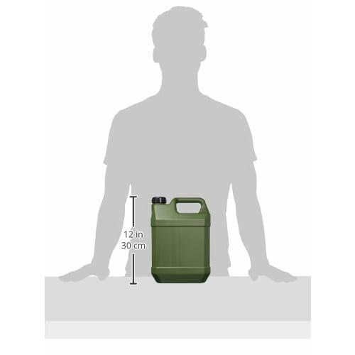 Mizuho Chemical Industry Flat Can, 4L, Nozzle, Moss Green, 0185MG