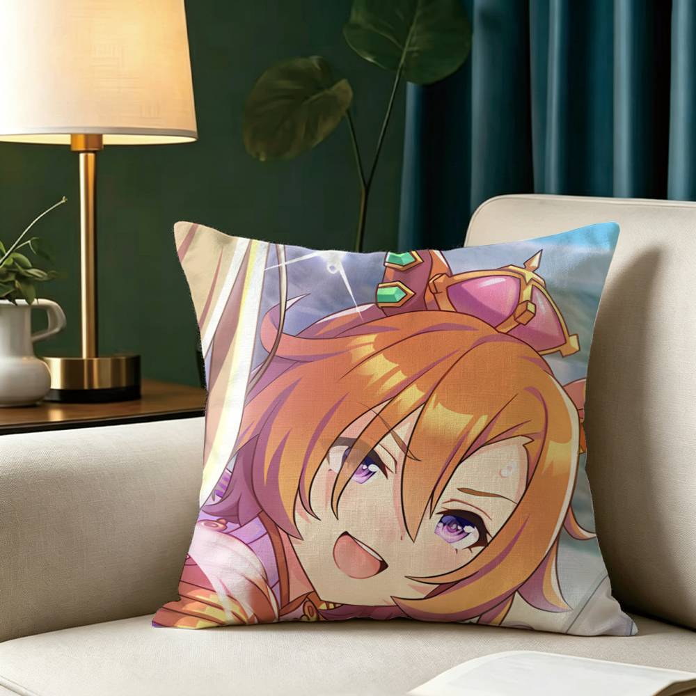 Tm opera o UMA Pillow Case Square Double-Sided Sofa Cushion Cover Bedroom Bedside Pillow
