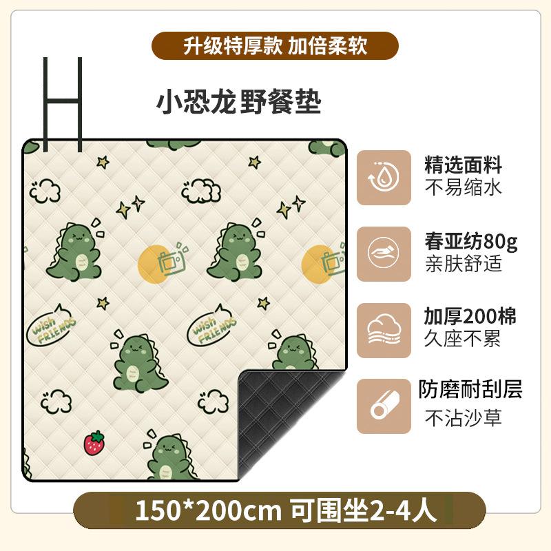 

Picnic mat Moisture-proof mat Thickened waterproof portable outdoor camping Beach grass picnic Spring outing mat