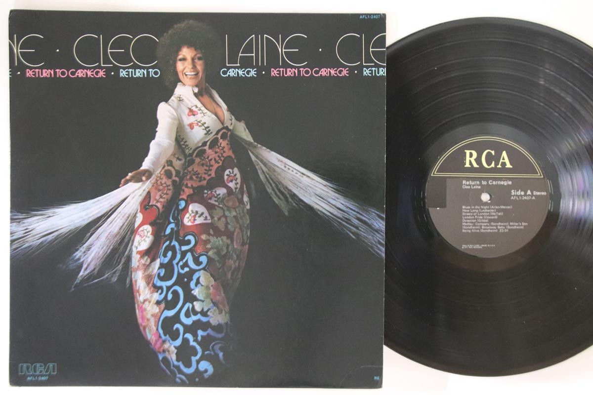 

LP Record CLEO LAINE - Return To Carnegie AFL12407 RCA 1977 US Jazz Used