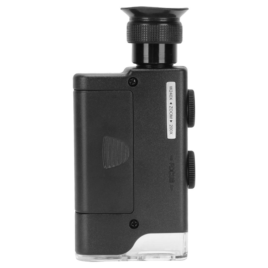 LED Currency Detector Lamp 200‑240X Jewelry Diamond Identification Magnifying Glass