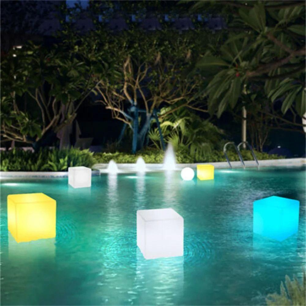 Mini Square Night Light Colorful Atmosphere Light Desk Decorative Led Cube Light  Children