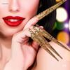 10 Pcs Indian Thai Dance Peacock Belly Dance False Nail Finger Jewelry Decoration Hollow Finger Cots False Nail Finger Nail Tip