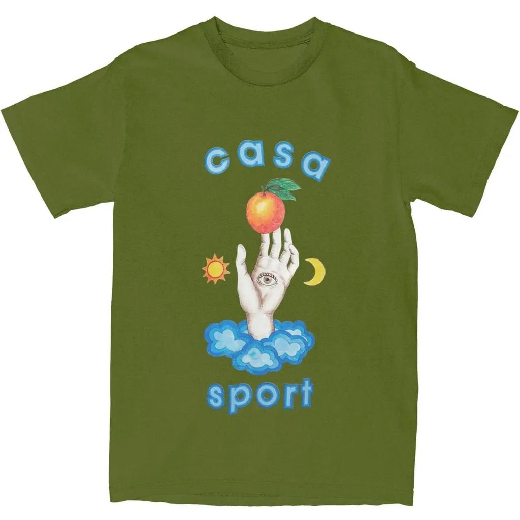 Casablanca Tennis Club pro Unisex Dámské Trička Oblečení Trendy Tričko Tričko Čistá Bavlna Oblečení pro Dospělé 2024 Nové Unisex