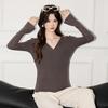 Women's Chic V-Neck Long Sleeve Knit Sweater