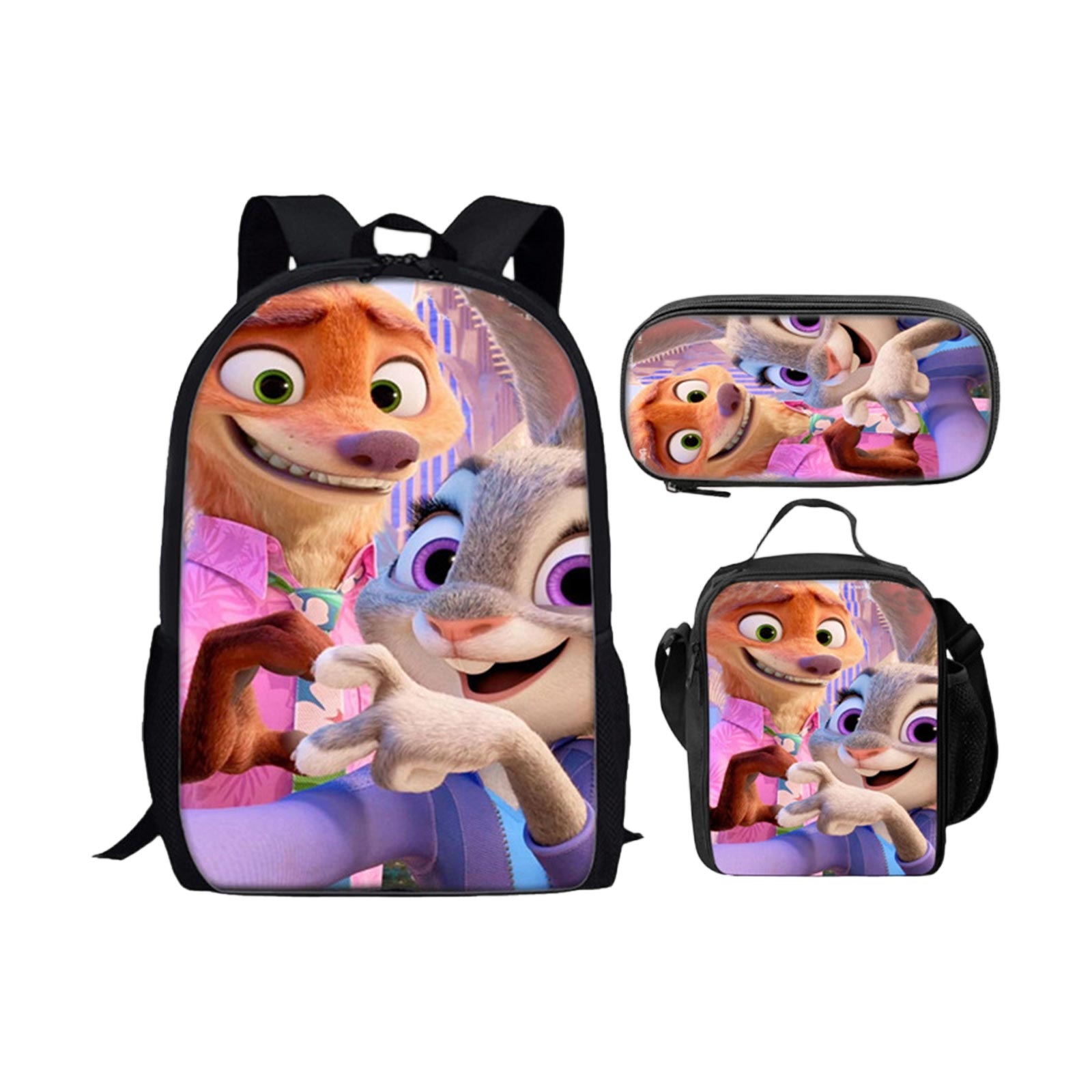

Children s Backpack, Dinner Bag, Pencil Case 3-Piece Set Student Schoolbag Set