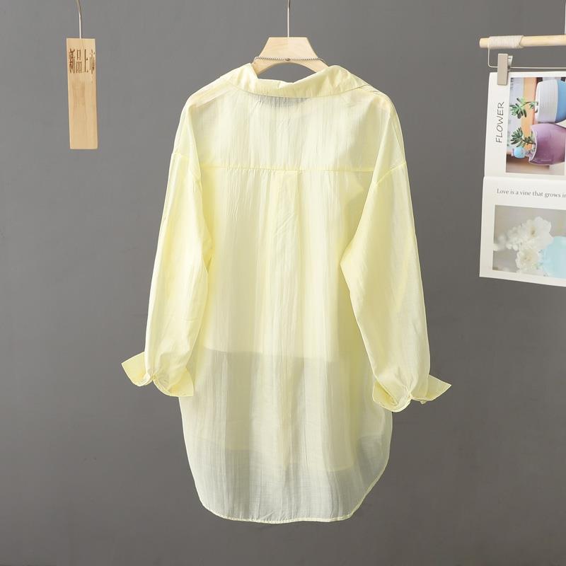 Thin Sunscreen Clothes for Women Summer Sunscreen Shirt Versatile Shirt Coat Breathable