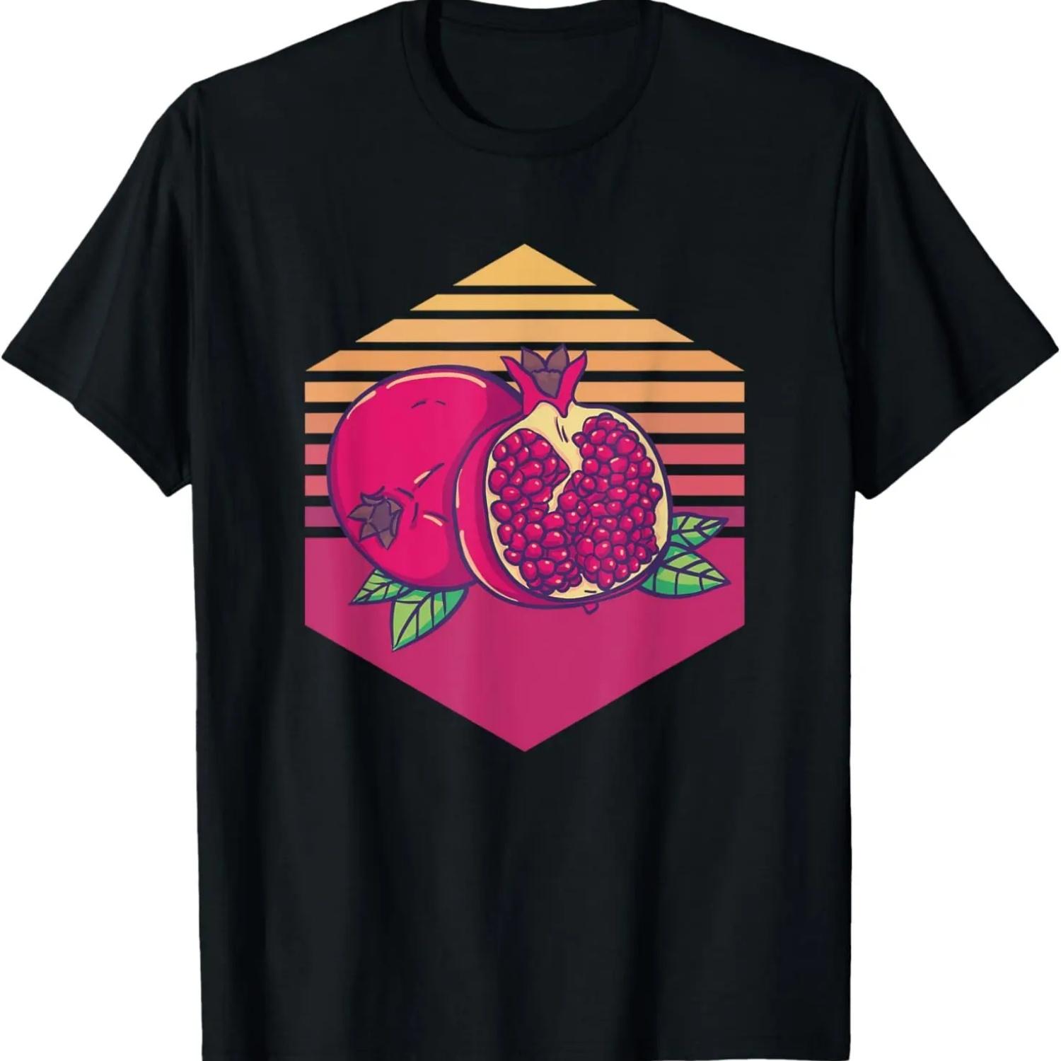 Retro Upside Down Pineapple Swinger T-Shirt S чёрный