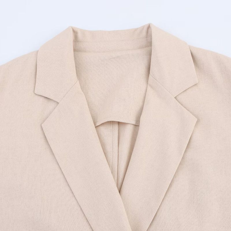 Kaslead New Women clothes Western Style Double Breasted Blazers Casual Pants 8372406 8372306