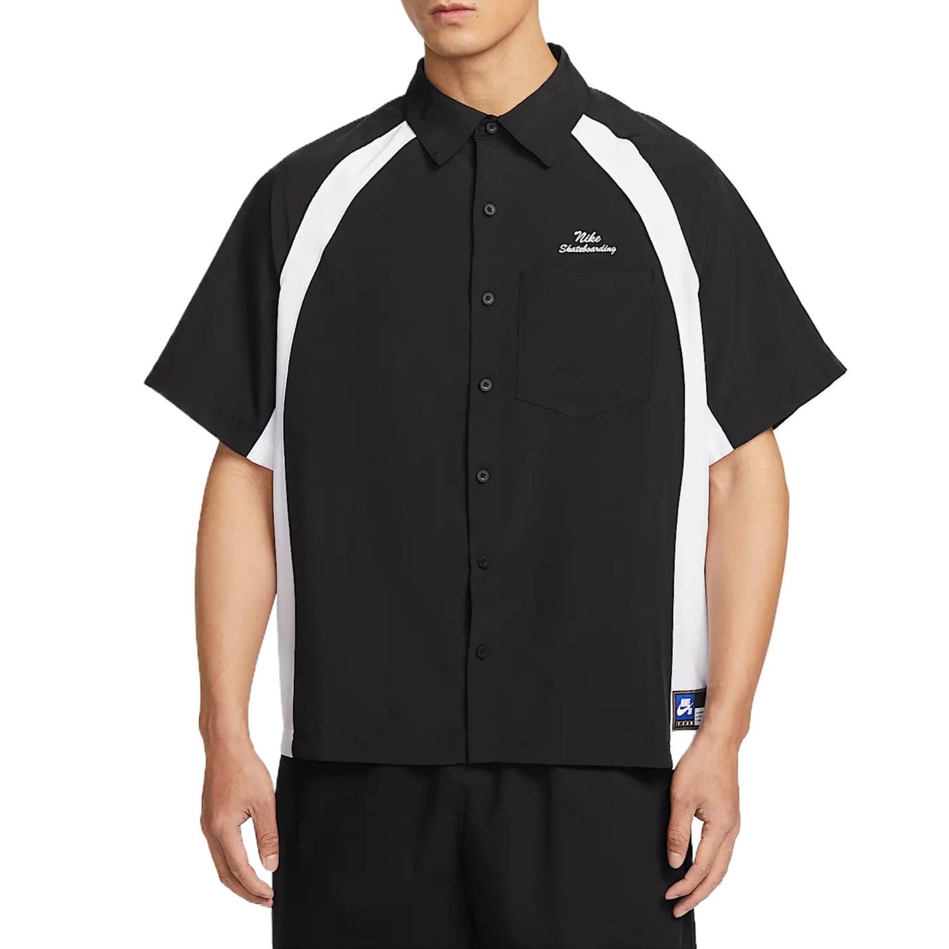 

Nike Dri-Fit Sb Модная Классическая Удобная Универсальная Футболка с Коротким Рукавом Мужские футболки Черный Белый HJ2959010 M