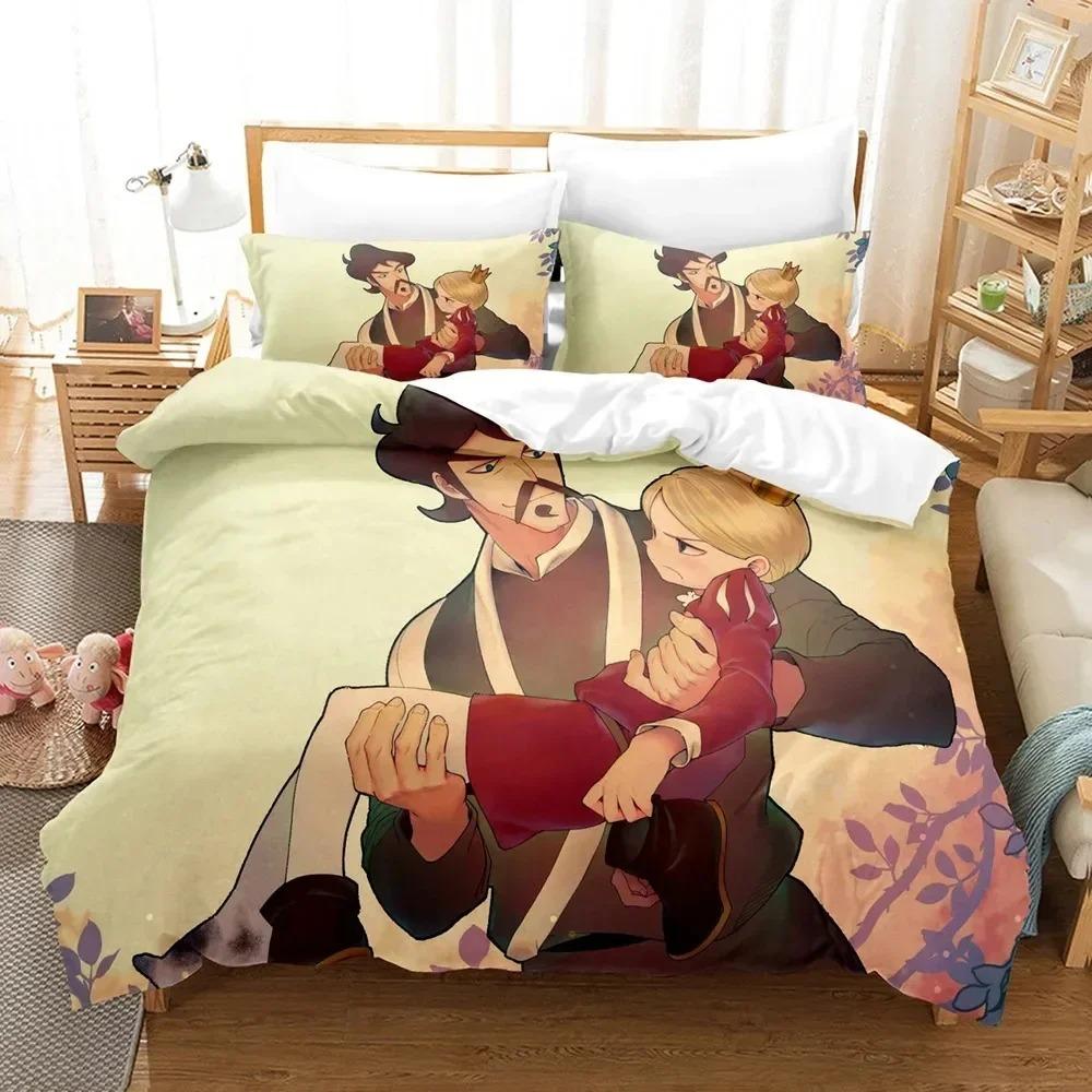 Neues 3D-Druck Anime Ranking of kings Bettwäsche-Set Doppel Twin King Bettbezug Steppdecke Kissenbezug Jungen Mädchen Erwachsene Schlafzimmer